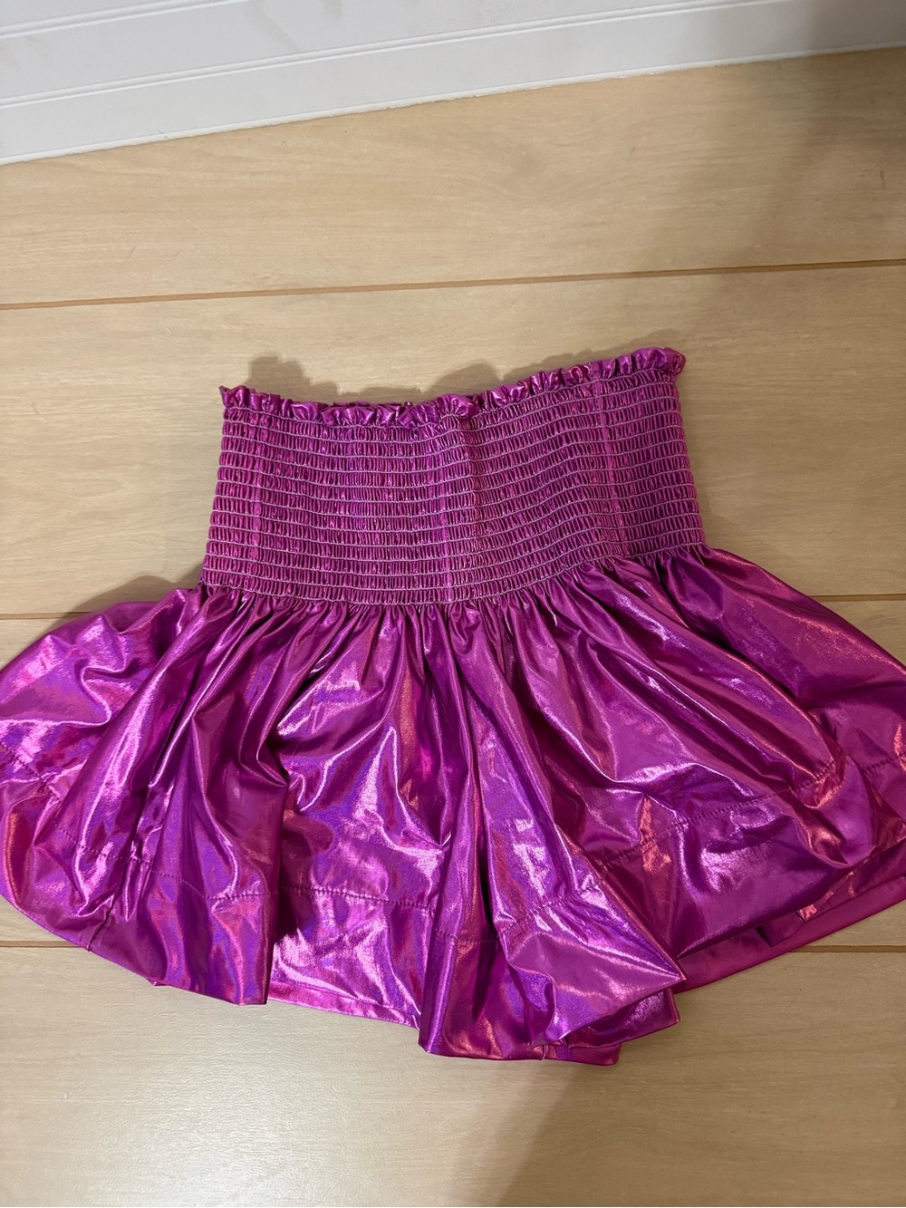 Queen of Sparkle PINK Shorts Metallic Fuchsia NWT